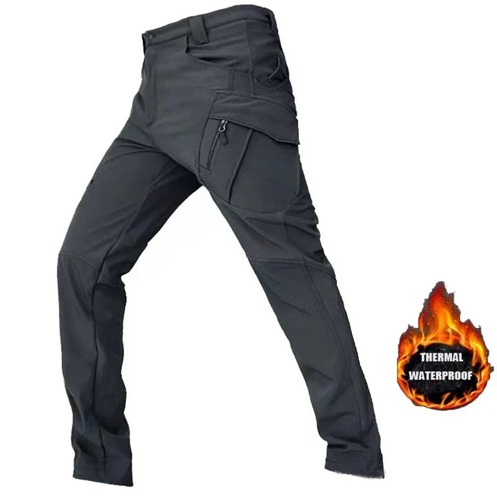 Pantalon cargo homme, chaud et résistant, idéal pour le ski et les sports d'hiver, confort maximal.