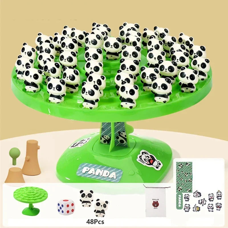 Puzzle éducatif PandaLux, jeu de balance pour enfants, idéal pour le développement stratégique et la motricité fine.