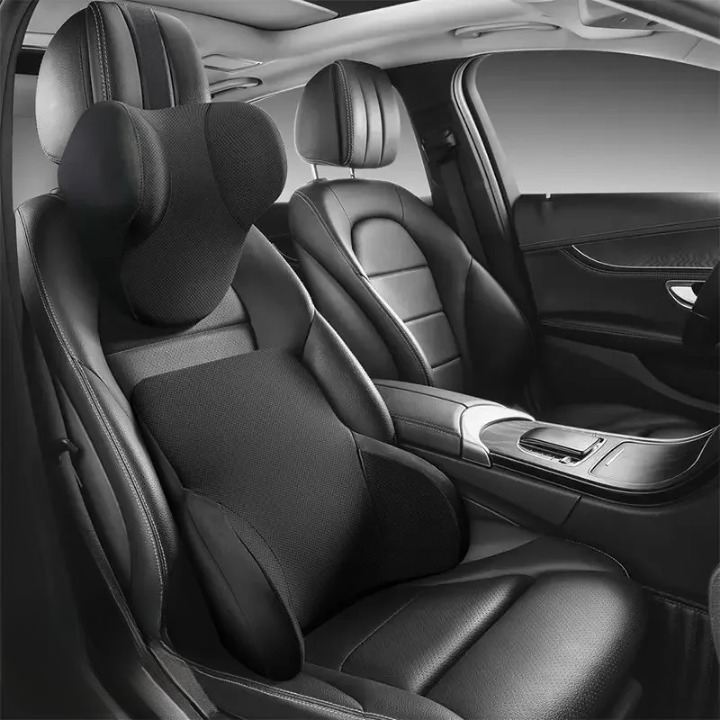 Coussin de soutien Drive Ease pour siège de voiture, ergonomique, confort pour le dos et la nuque.