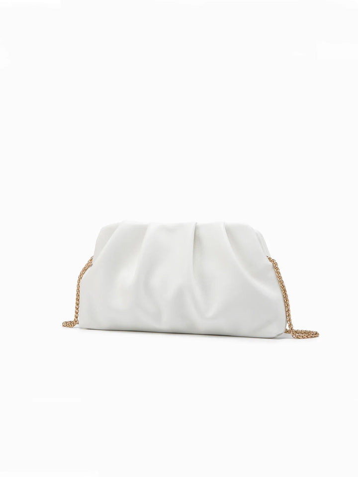 Pochette glamour Nova pour femme, sac de soirée chic en similicuir.