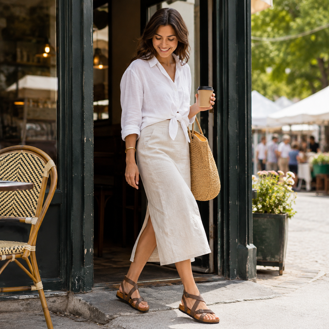 Sandales Selena polyvalentes pour femmes, parfaites pour un look chic ou décontracté en été.