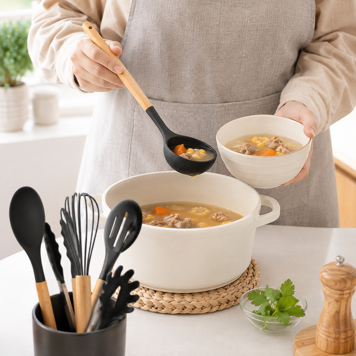 Accessoires de cuisson en silicone de haute qualité, pour une cuisine facile et agréable.