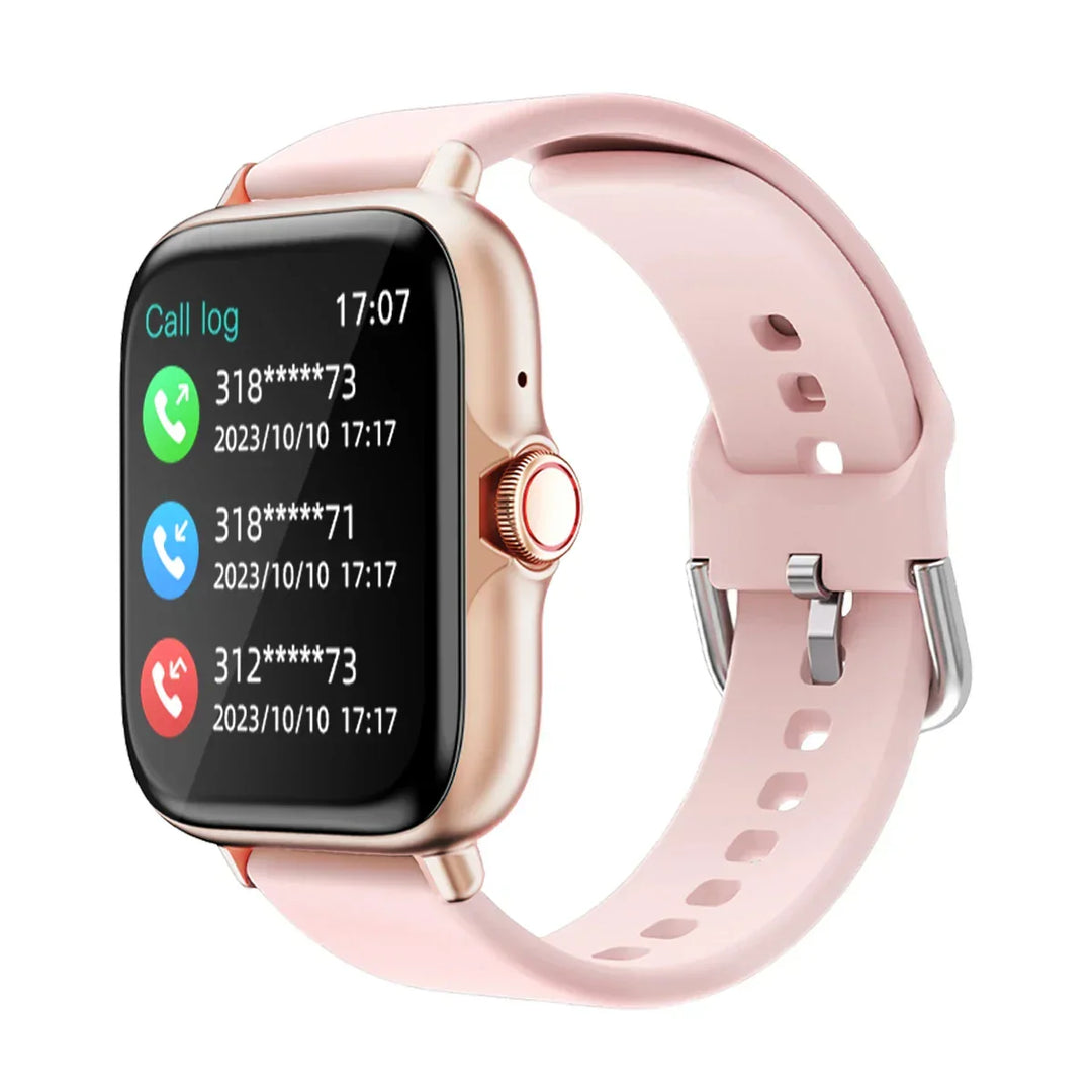 Montre intelligente unisexe au design moderne, étanche, avec suivi d'activité, sommeil et rythme cardiaque.
