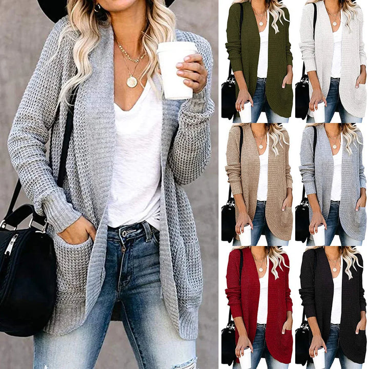 Gilet femme mode féminine. Confortable et élégant, parfait pour l'automne-hiver. Tenue quotidienne décontractée.