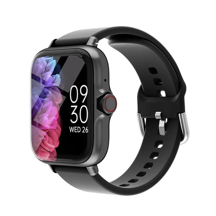 Smartwatch connectée affichant des notifications, avec Bluetooth pour Android et iOS, gadget unisexe.