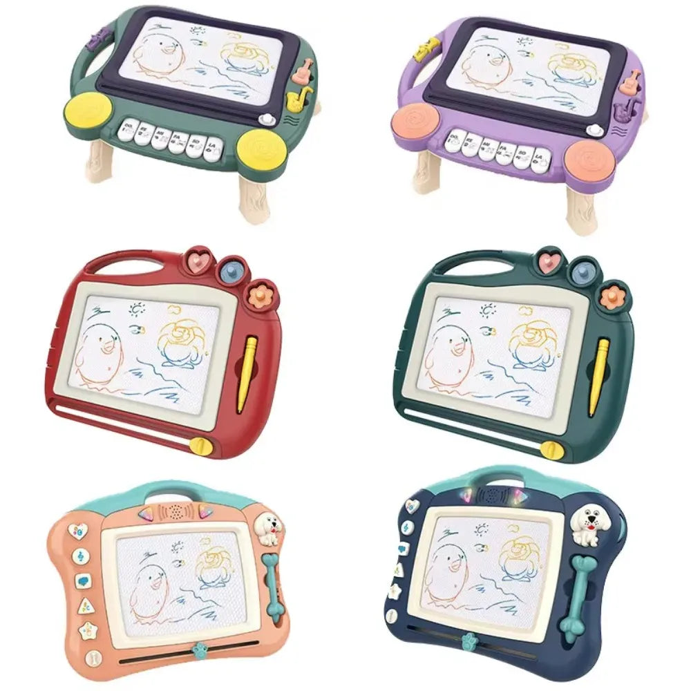 Jouet éducatif: ardoise magique pour enfant, développe la créativité et le dessin sans salissures, cadeau parfait.