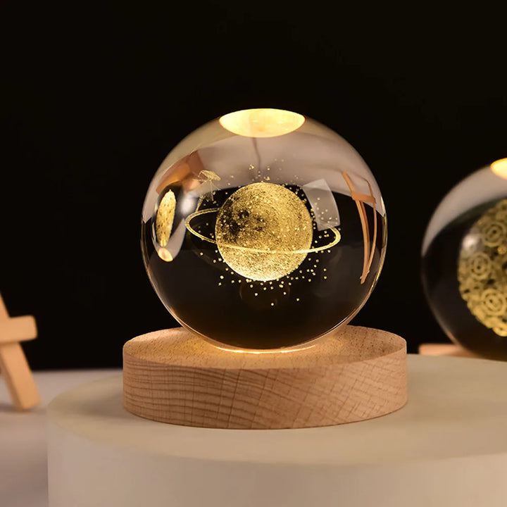 Cadeau unique: Lampe d'ambiance LED Lampe Galaxie 3D, transformant n'importe quelle pièce en un cosmos.
