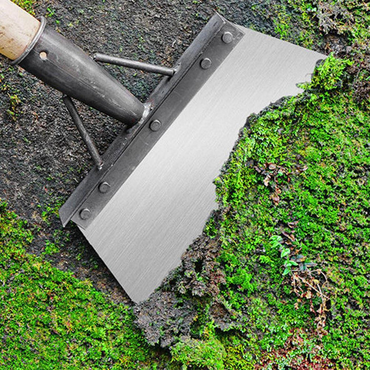 Pelle de jardinage multifonctionnelle ergonomique en acier pour creuser, planter et désherber facilement. Outil de jardin.