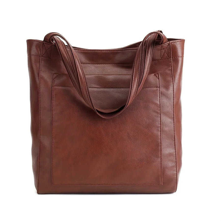 Grand sac cabas femme polyvalent, contient essentiels. Parfait pour le travail, shopping ou voyage.