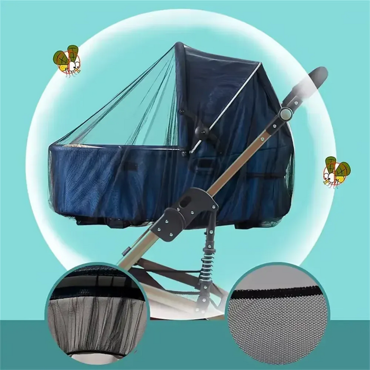Protection universelle moustiquaire pour bébé en poussette/berceau, anti-insectes été.