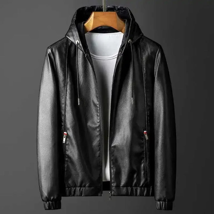 Veste homme tendance à capuche style urbain, moderne et décontracté. Idéale pour l'automne/printemps.