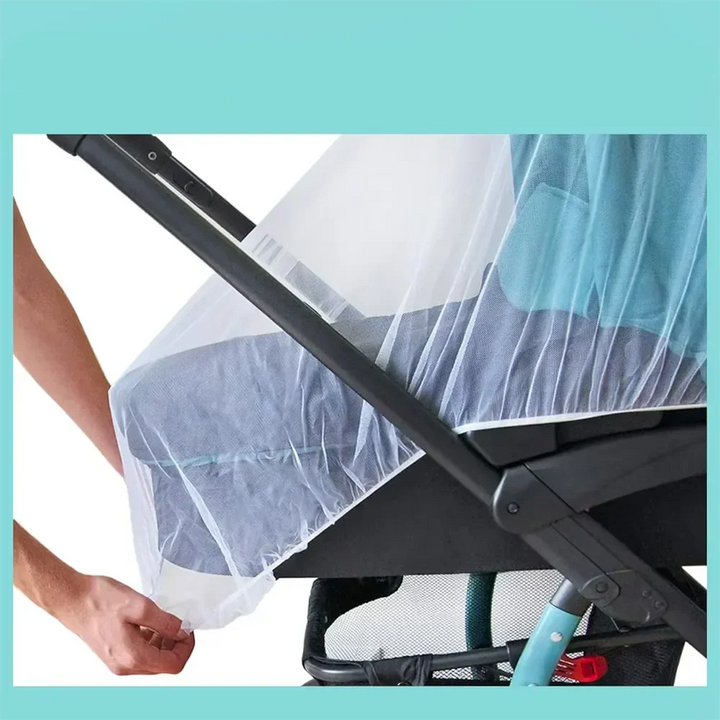 Moustiquaire universelle bébé, filet respirant poussette et berceau. Protection anti-insectes été.