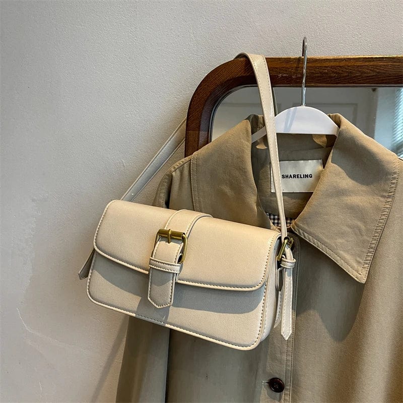 Sac à main femme en cuir PU, fonctionnel avec bandoulière, style chic et élégant.