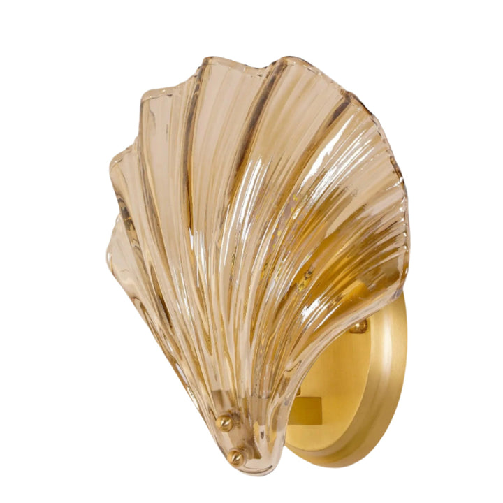 Applique murale coquillage élégante, parfait pour une atmosphère marine et sérénité.