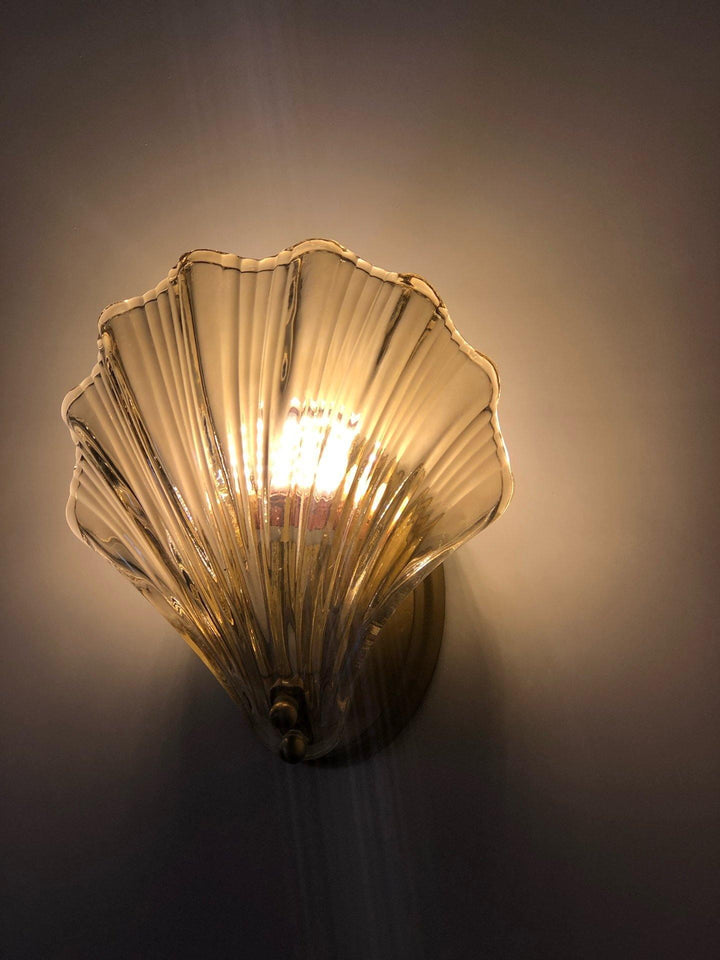 Applique murale coquillage, lumière d'ambiance et décoration marine pour chambre.