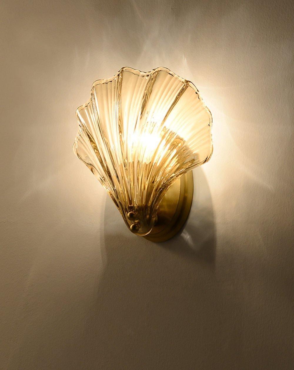 Design unique coquillage: applique murale, éclairage d'ambiance pour chambre.