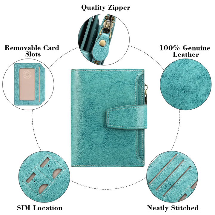 Portefeuille RFID multifonctionnel, parfait pour un style de vie actif et sécurisé.