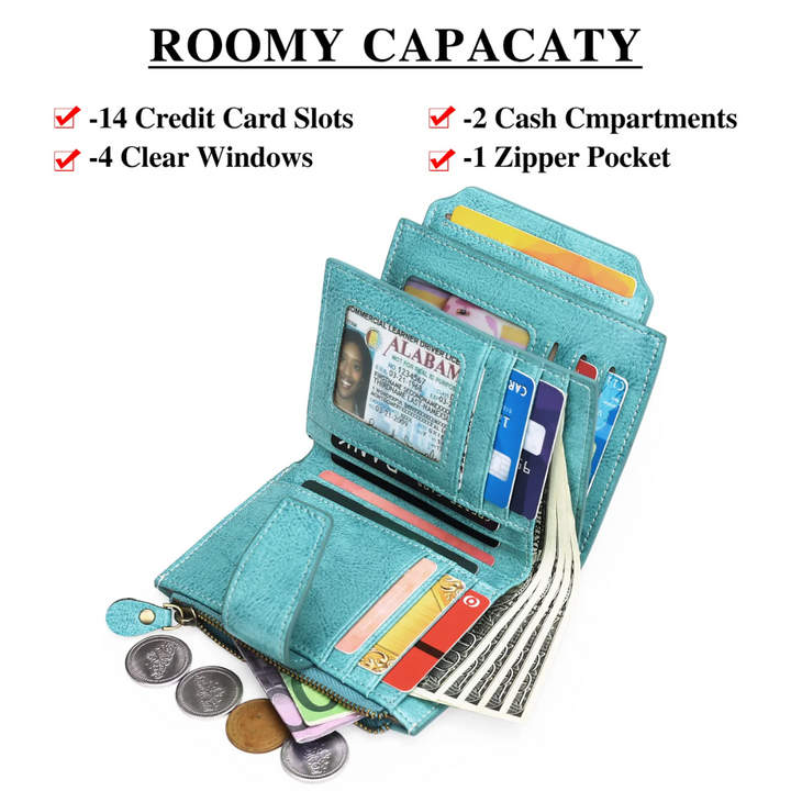 Organiseur de cartes RFID unisexe, accessoire indispensable pour chaque jour.