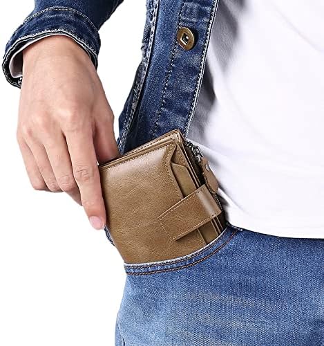 Accessoire voyage: portefeuille RFID compact, idéal pour cartes et monnaie.