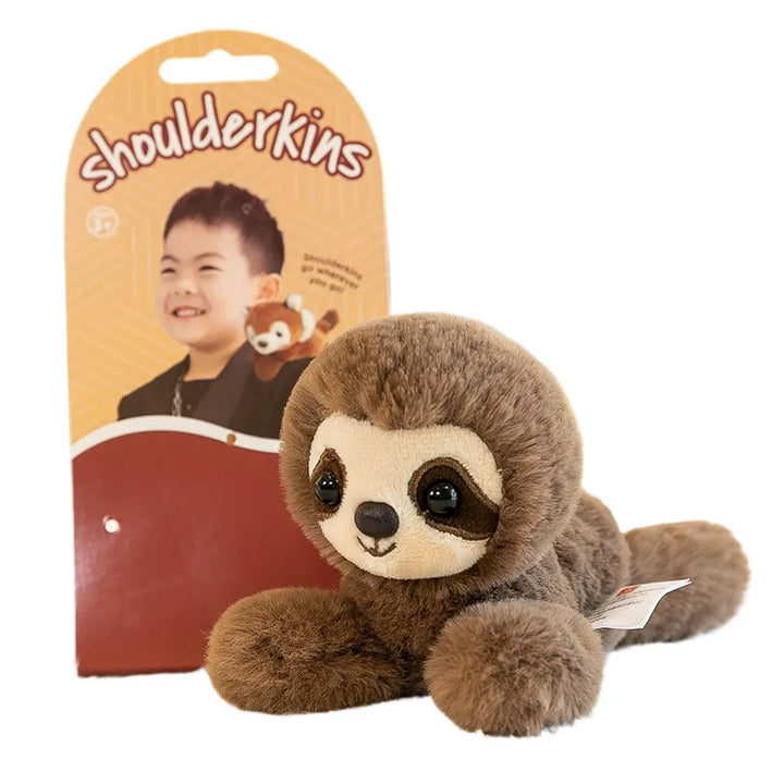 Douce peluche magnétique pour épaule, animal adorable, jouet sensoriel et cadeau parfait pour enfant.
