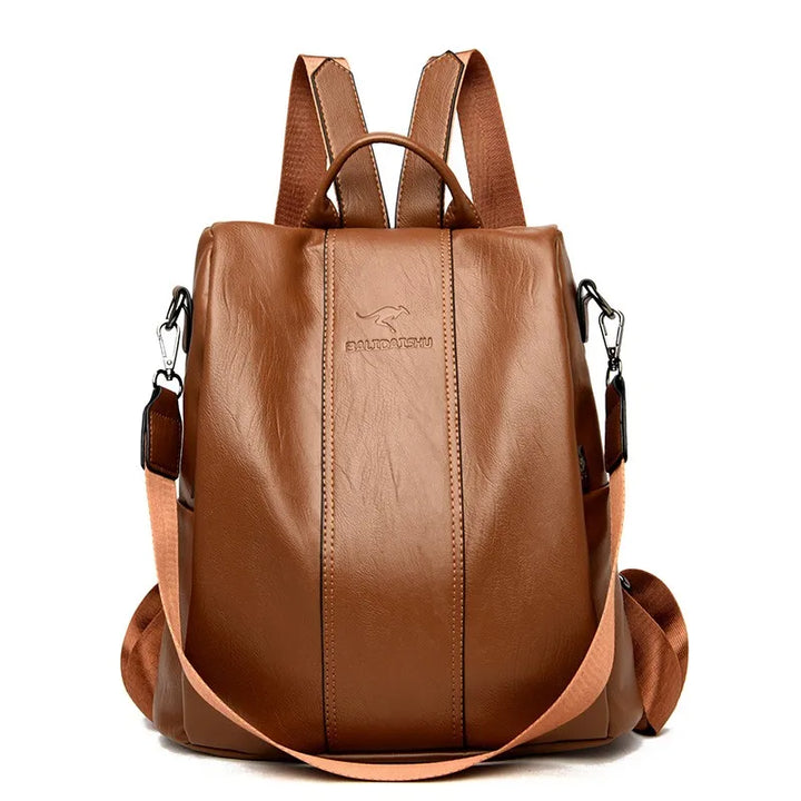 Sac à dos unisexe organisé, polyvalent, avec compartiments cachés, idéal quotidien et voyage.