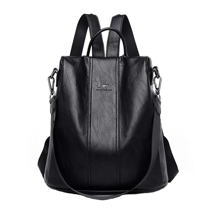 Sac à dos élégant avec système anti-vol et compartiments organisés, idéal pour homme et femme.