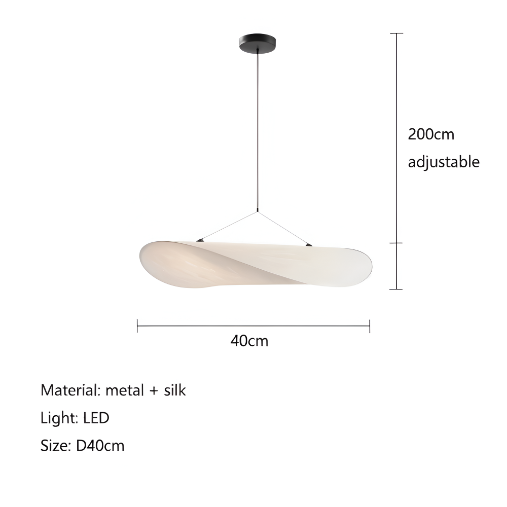 Suspension LED Silvara pour bureau, luminaire artisanal moderne, éclairage ciblé, design fonctionnel.