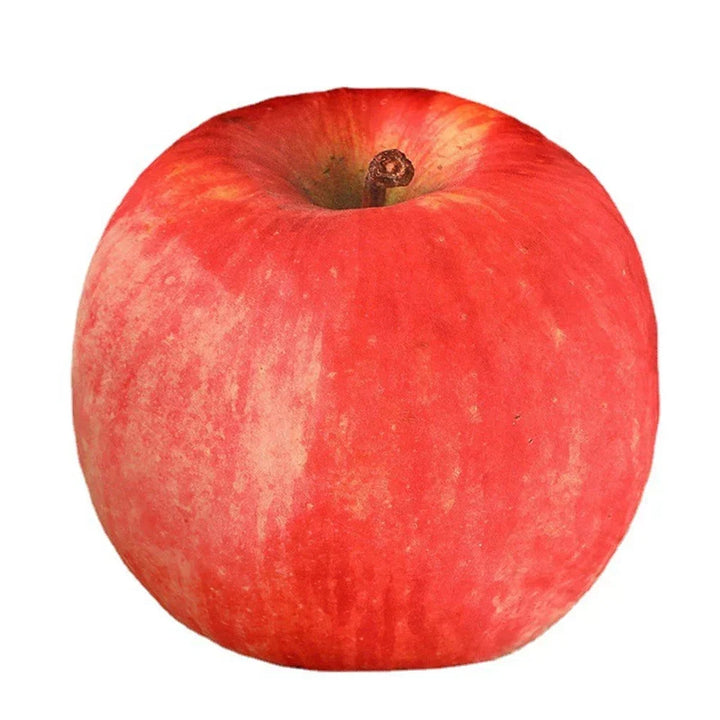 Coussin peluche fruit pastèque réaliste, doux et ludique, parfait pour la déco chambre d'enfant ou salon.