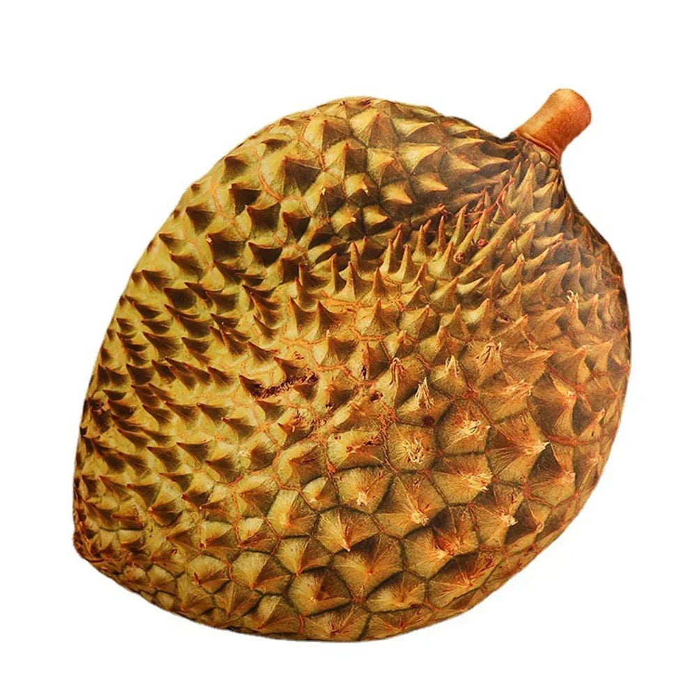 Décoration maison originale: coussin fruit orange en peluche, confortable et réaliste pour adultes et enfants.