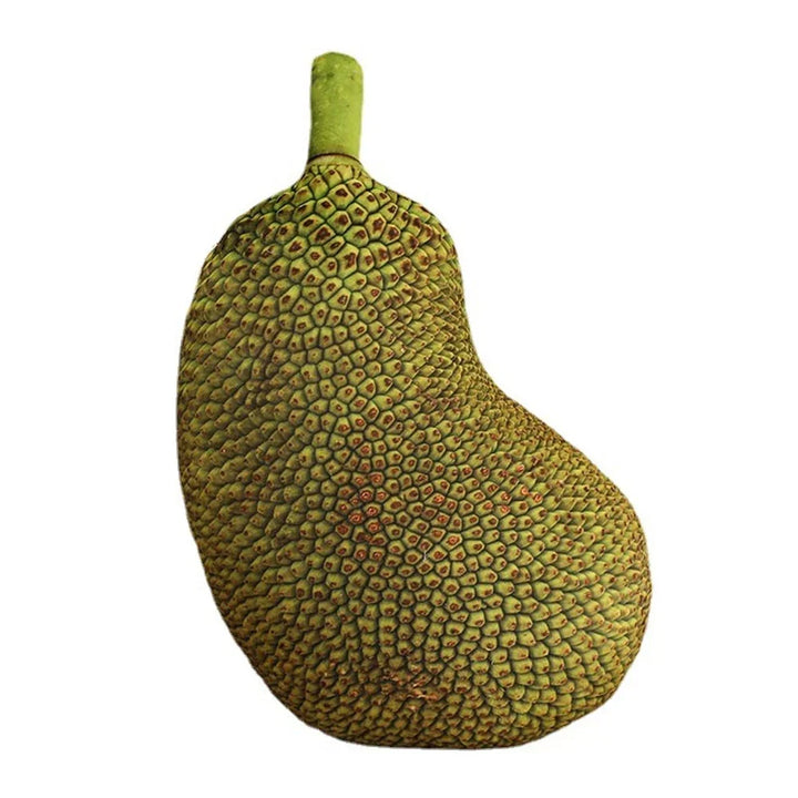 Amusant coussin peluche fruit kiwi, réaliste et douillet, apporte une touche unique à la chambre d'enfant.