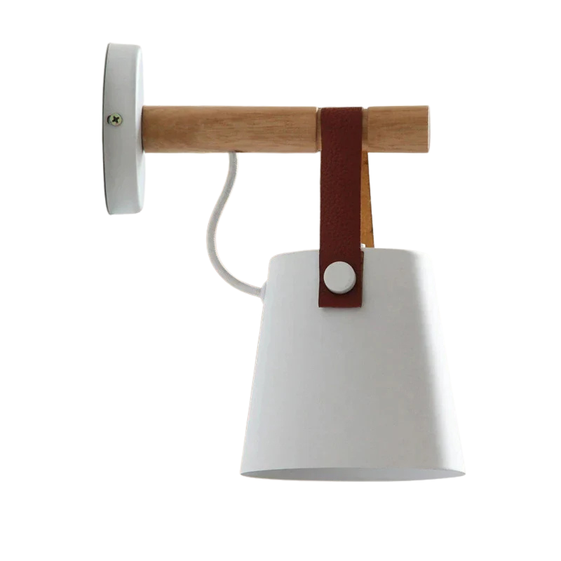 Décoration murale avec applique LED design scandinave. Lampe minimaliste SkandiShine, parfaite pour intérieur moderne.