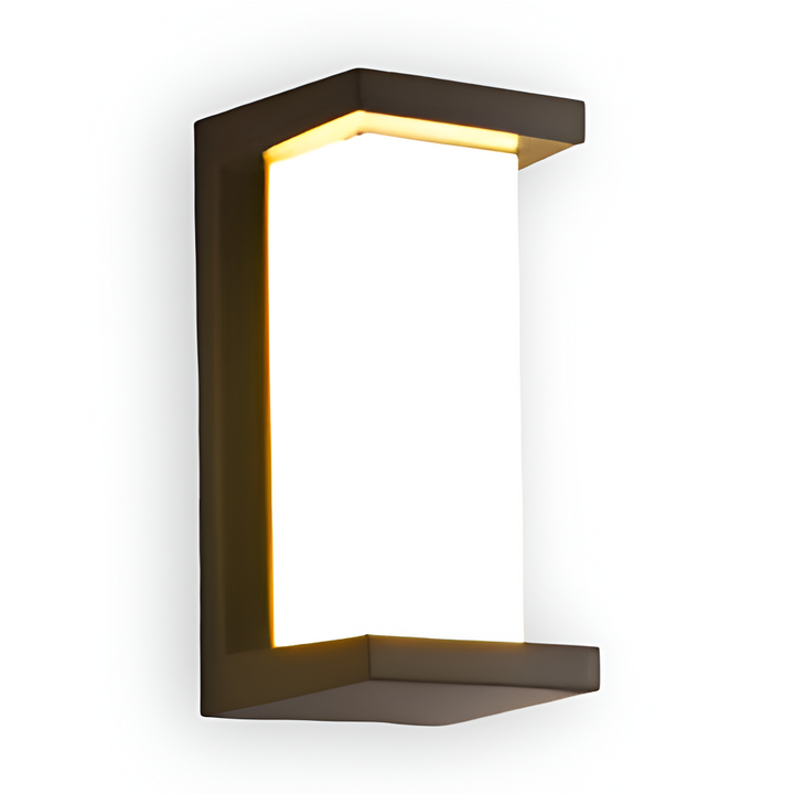 Lampe murale LED extérieure, design minimaliste nordique, parfait pour un éclairage moderne.