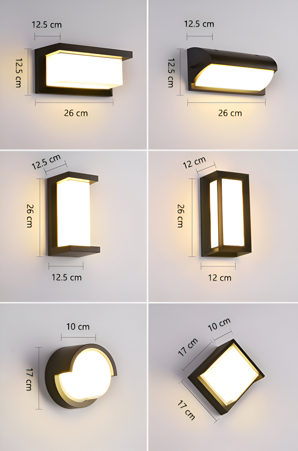 Nuit : Lampe murale LED extérieure intelligente activée par mouvement, éclairage puissant.