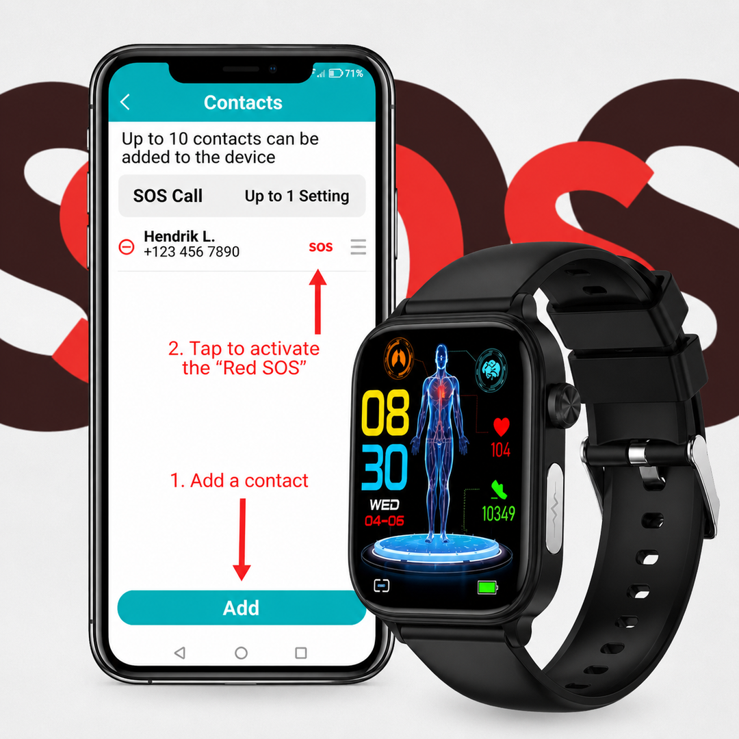 Montre connectée fitness en charge. Prête pour le suivi d'activité, le sport et le bien-être au quotidien.
