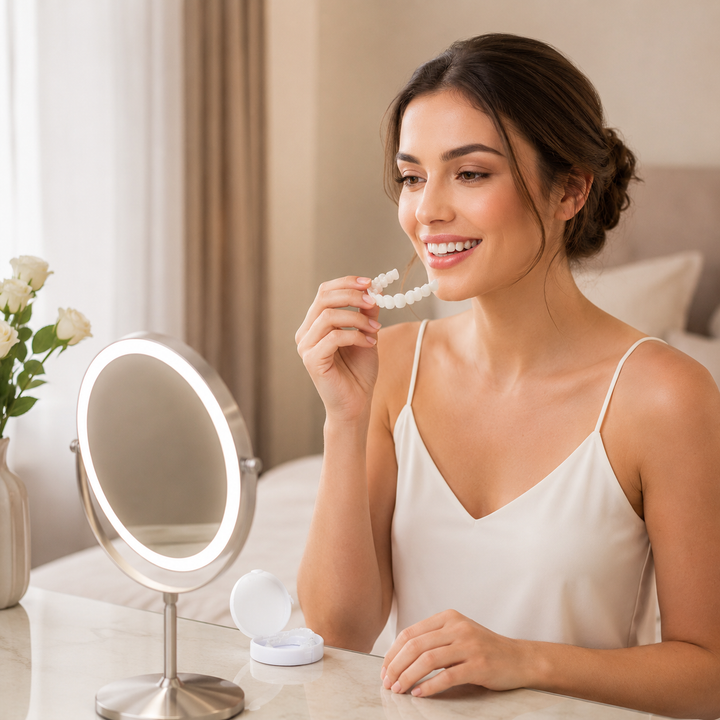 Facettes dentaires esthétiques faciles à entretenir. Hygiène buccale simplifiée pour des dents belles.