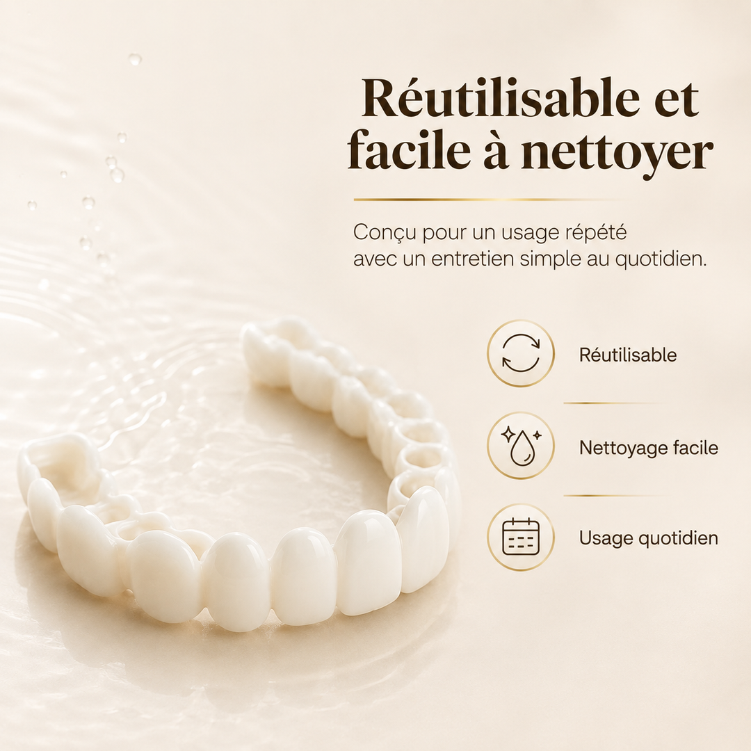 Rehaussez votre beauté avec des facettes dentaires, un sourire lumineux, harmonieux et confiant.