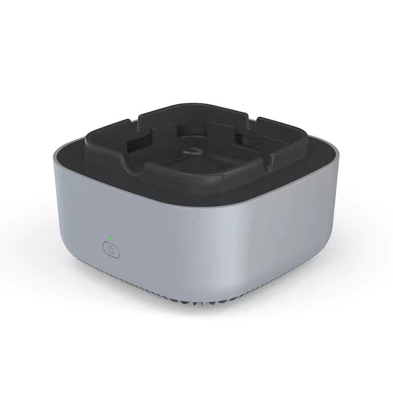 Respirez mieux avec ce purificateur d'air et cendrier intérieur, éliminant fumée et odeurs efficacement.