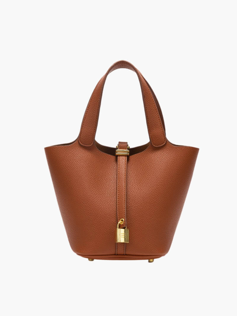 Sac fourre-tout élégant pour dames en cuir, parfait pour le quotidien. Chic et pratique.