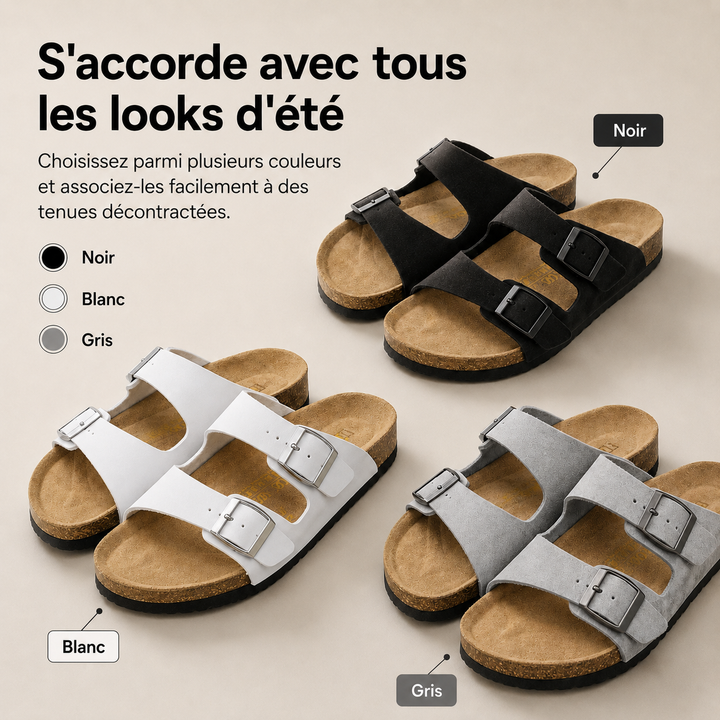 Sandales Solaro pour hommes, au design moderne et agréable, parfaites pour les loisirs d'été.