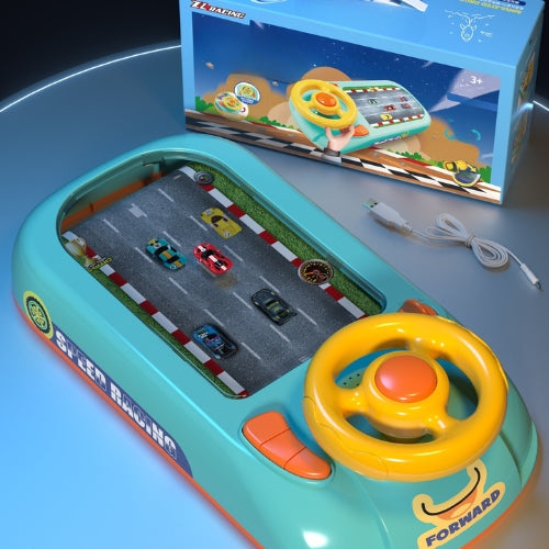 Volant interactif AstroDrive pour enfants, simulant la course et l'exploration spatiale. Jouet éducatif.