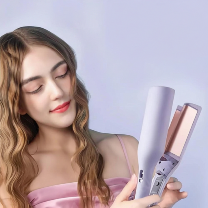 Accessoire GlamCurl pour boucler facilement les cheveux, pour des vagues naturelles, durables et sans effort.