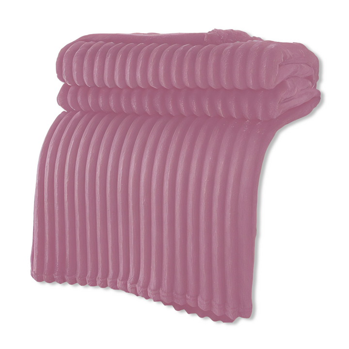 Jeté de lit polaire doux, rayé, StripyLux pour touche de luxe discret.