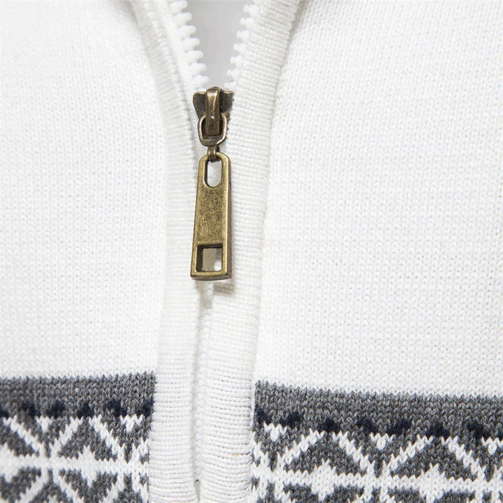 Pull-over homme casual chic, idéal pour le quotidien. Son style rétro intemporel rehausse votre tenue.