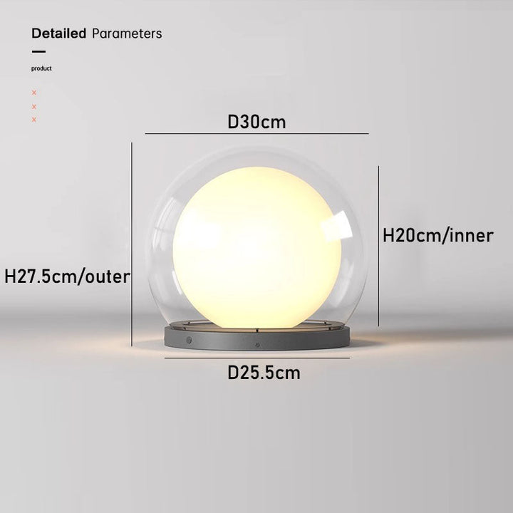 Lumière d'extérieur Lune, résistant intempéries, éclairage durable pour terrasse et jardin.