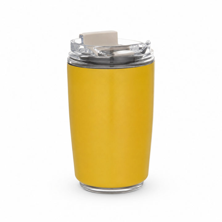 Tasse isotherme élégante pour café/thé, maintient température, portable, réutilisable, idéale bureau/voyage.