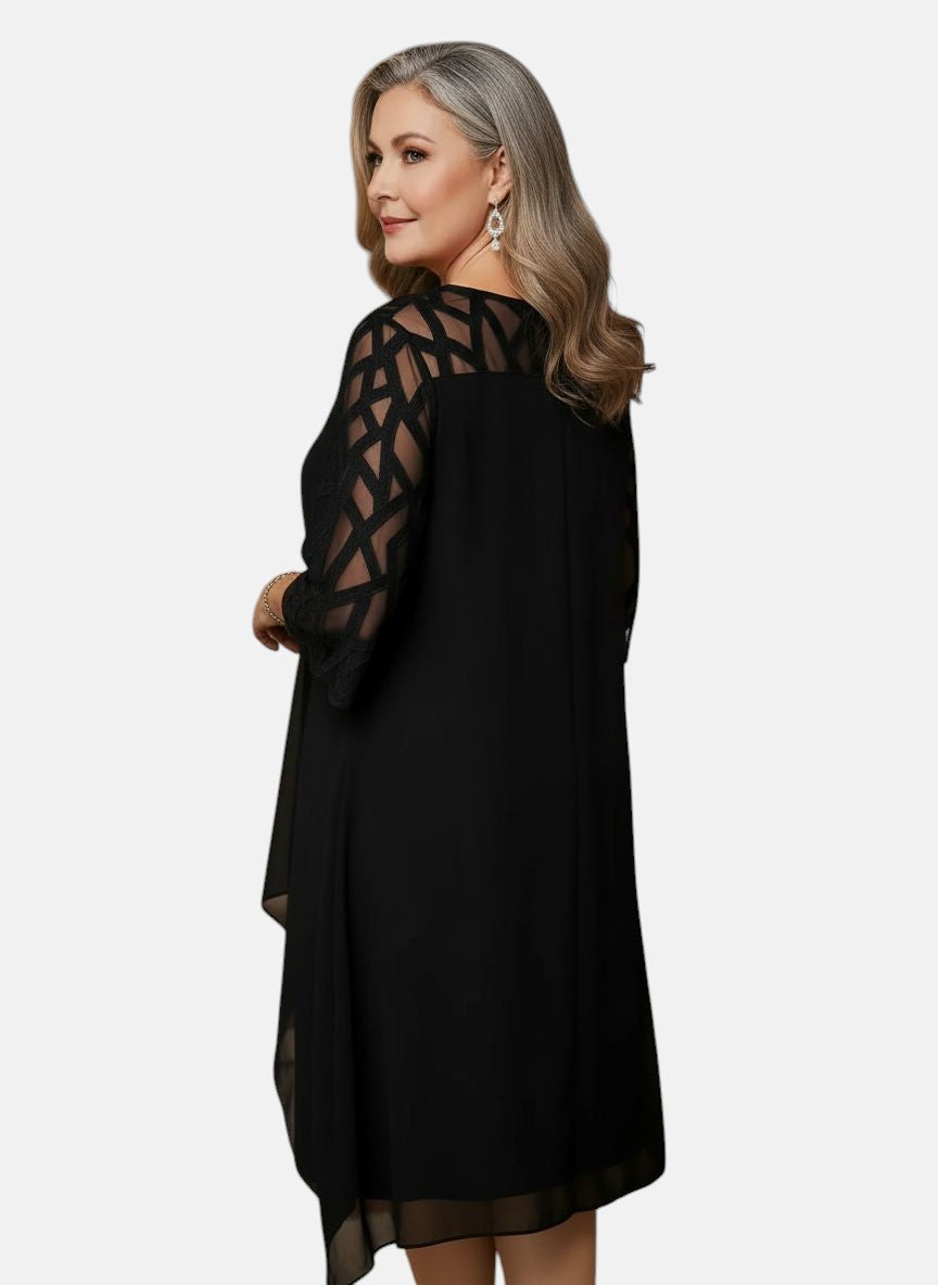 Robe confortable et polyvalente pour femme, style chic ou décontracté. Tailles inclusives du S au 5XL.