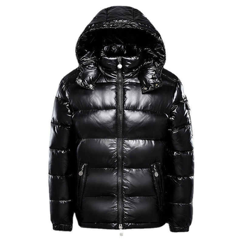 Veste matelassée homme noire élégante pour l'hiver, offre chaleur urbaine et style moderne. Idéale contre le froid.