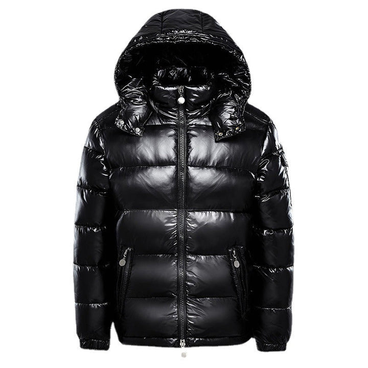 Veste matelassée homme noire élégante pour l'hiver, offre chaleur urbaine et style moderne. Idéale contre le froid.