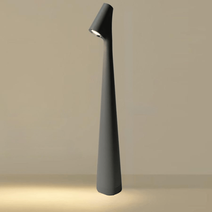 Lampe Lumora LED sans fil dimmable, autonome 20h, éclairage d'ambiance moderne, rechargeable, utilisation intérieure.