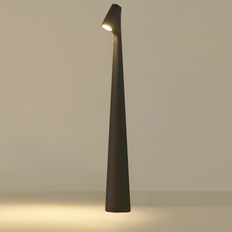Lampe de table LED sans fil Lumora, design moderne, dimmable, idéale intérieur/extérieur, 20h autonomie.